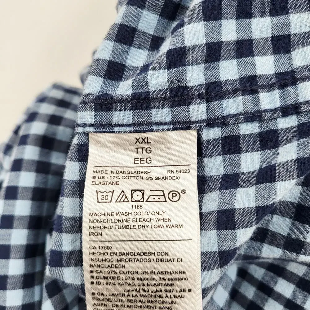 Old Navy Everyday Shirt Regular Fit Built in Flex Casual Button Down Men's XXL